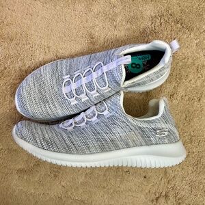 Skechers grey shoes 8